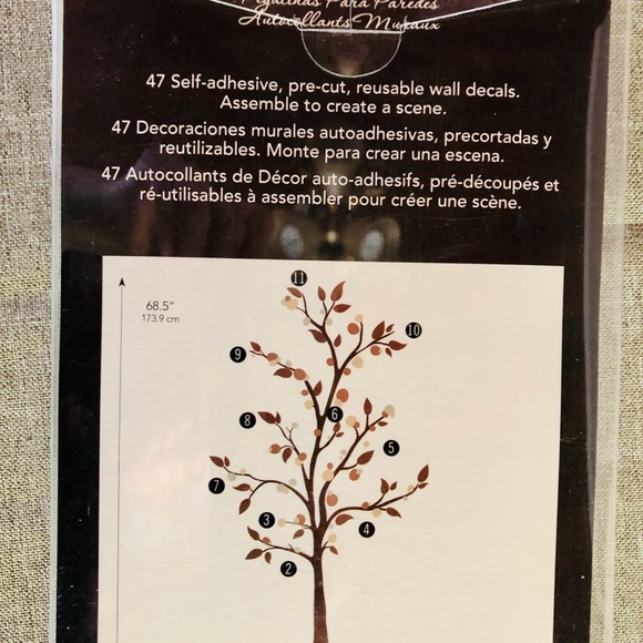 RoomMates Mod Tree Peel and Stick Giant Wall Decal - Picture 3 of 6